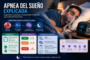 Apnea del sueño explicada